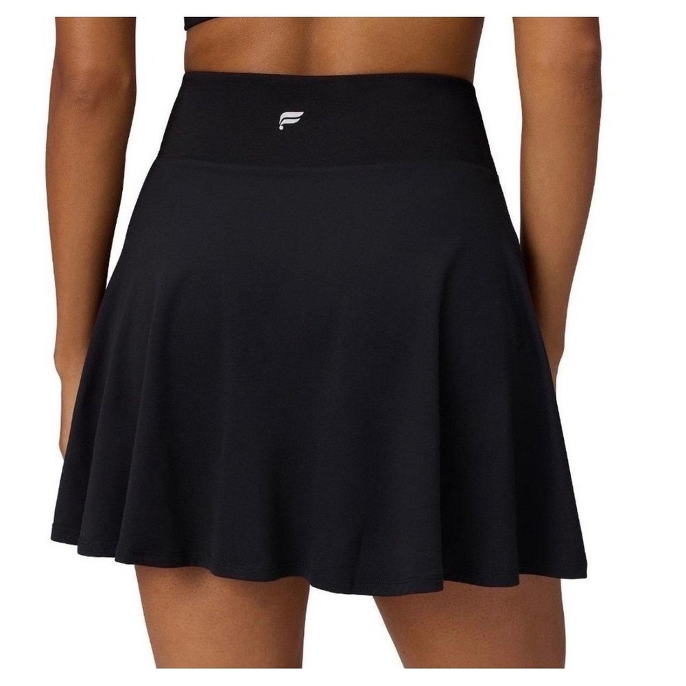 Fabletics Crossover Flounce Skirt Classic Mini Black Active Skort Large NWT